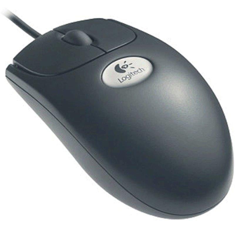 LOGITECH Mouse Logitech RX250 ottico ambidestro con cavo nero